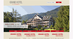 Desktop Screenshot of grandhotel-kitz.com